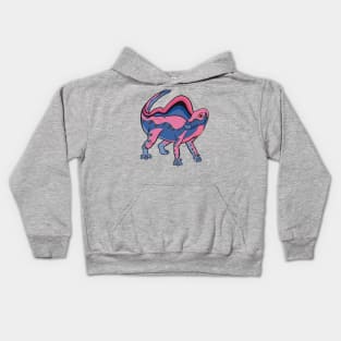 Omnisexuranosaurus - Omnisexual Pride Ouranosaurus Kids Hoodie